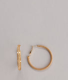 Classic Twist Hoop Earrings