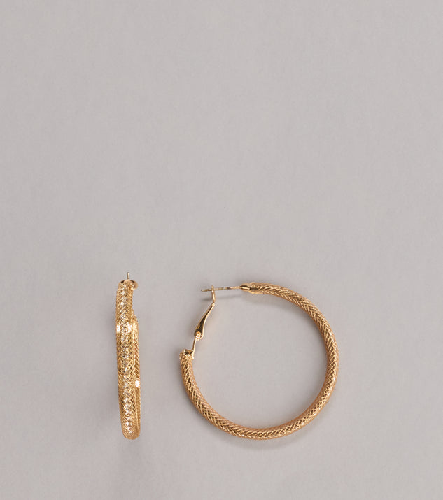 Classic Twist Hoop Earrings