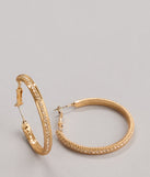 Classic Twist Hoop Earrings