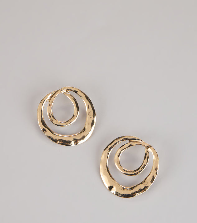 Double Take Statement Hoop Earrings