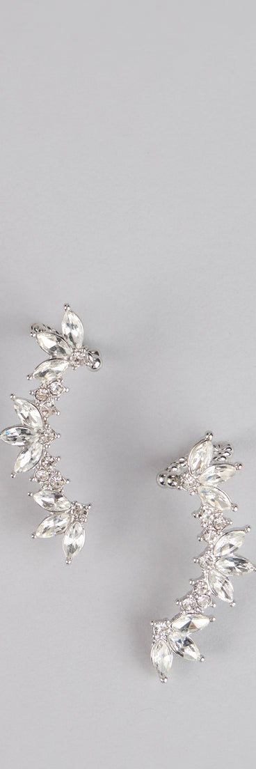 Starlit Spark Rhinestone Earrings