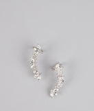 Starlit Spark Rhinestone Earrings