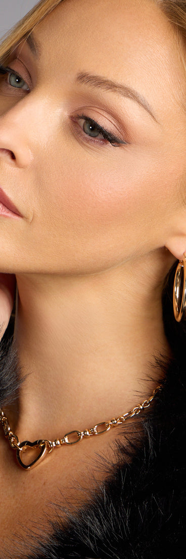 Infinite Style Stud And Hoop Earrings Set