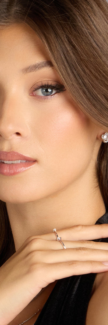 Classic Spark Cubic Zirconia Studs