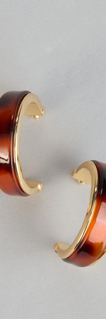 Vintage Glow Hoop Earrings