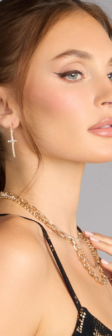 Rhinestone Faith Mini Earring Pack