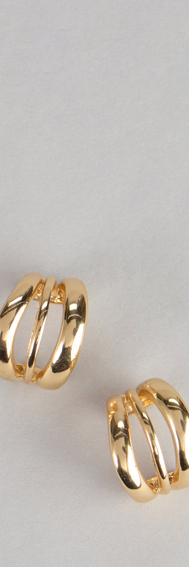 Polished But Chill Cuff-Style Earrings