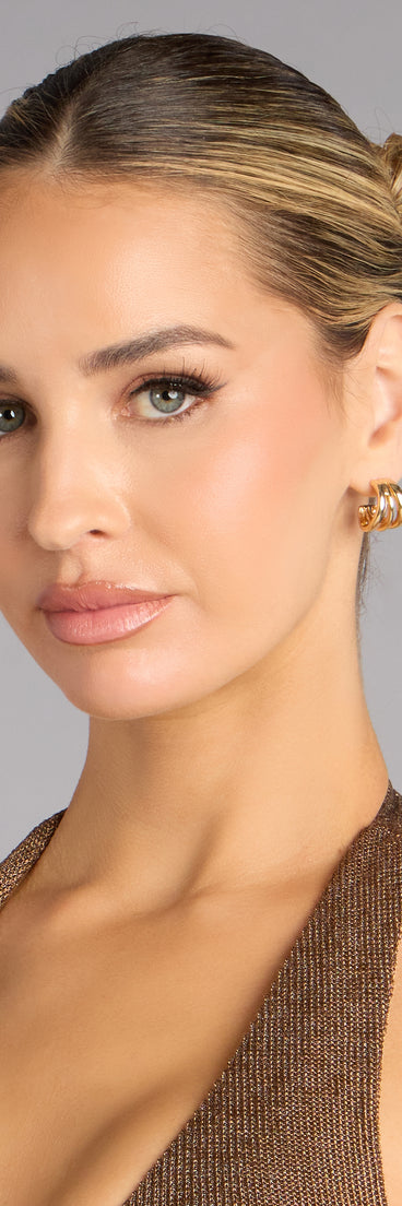 Polished But Chill Cuff-Style Earrings