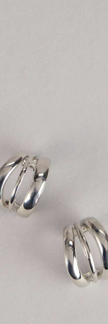 Polished But Chill Cuff-Style Earrings