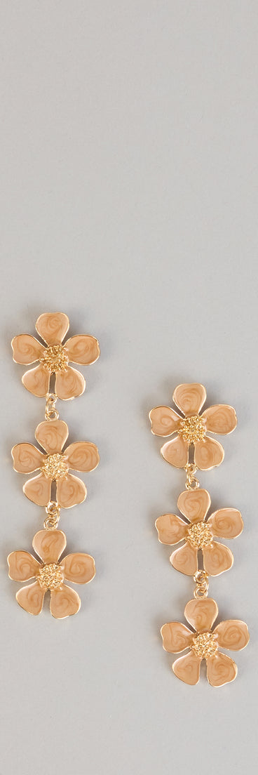 Petals On Repeat Floral Earrings