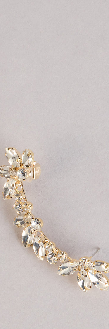 Caught The Light Rhinestone Ear Crawler