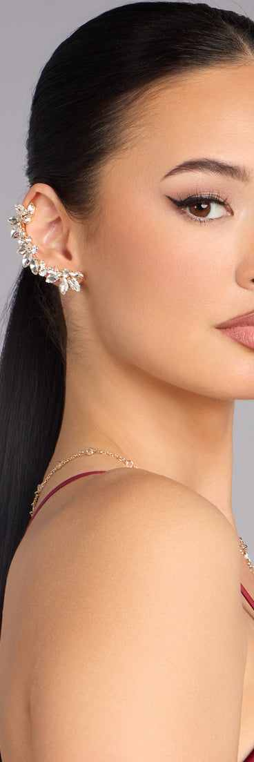 Caught The Light Rhinestone Ear Crawler