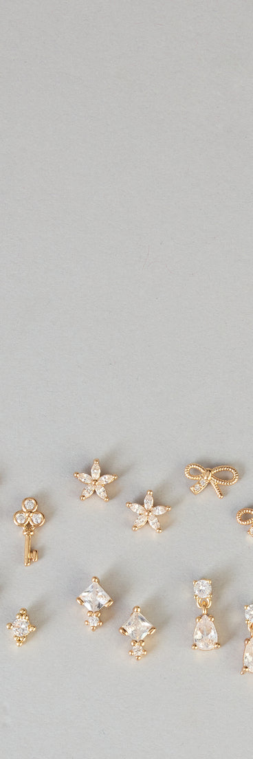 Charm Moment Six-Pack Stud Earrings