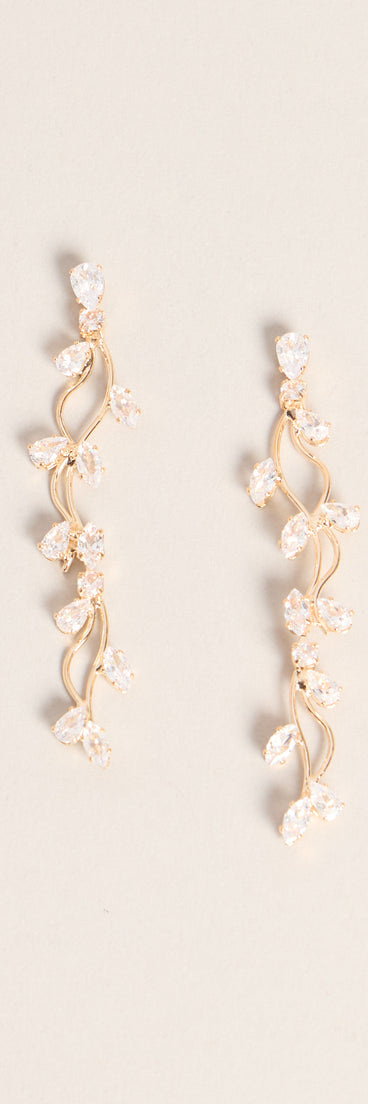 Whisper Shine Leaf Earrings