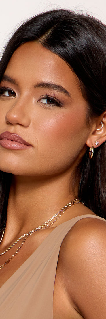 Pick Your Pair Stud And Hoop Earrings Set