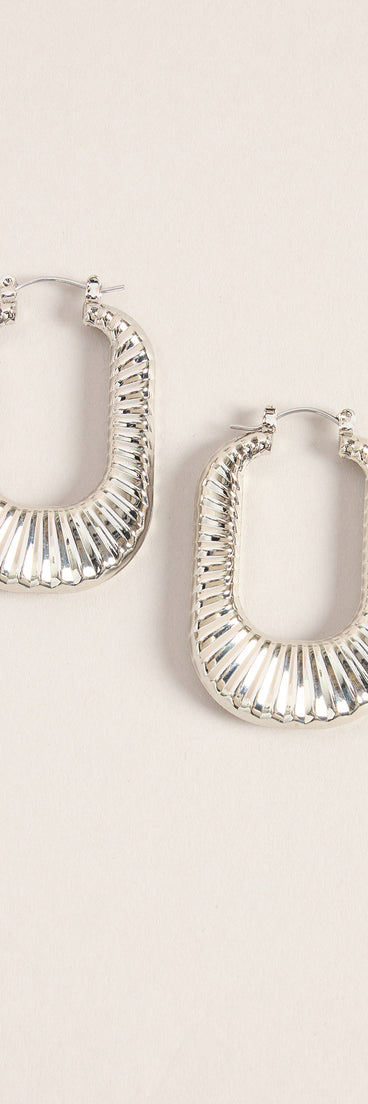 Off Script Oval Earrings