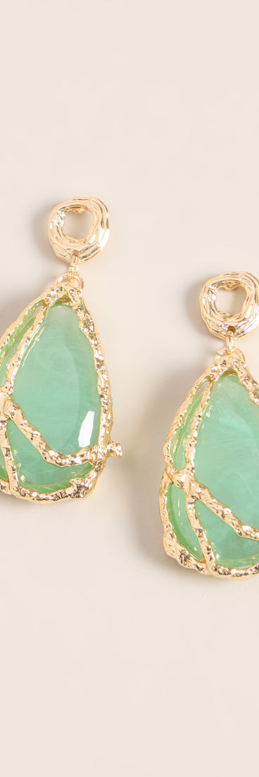 Dinner Plans Stone Earrings