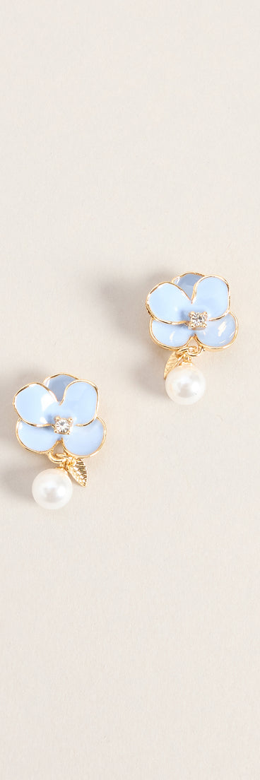 Petal Please Flower Drop Earrings
