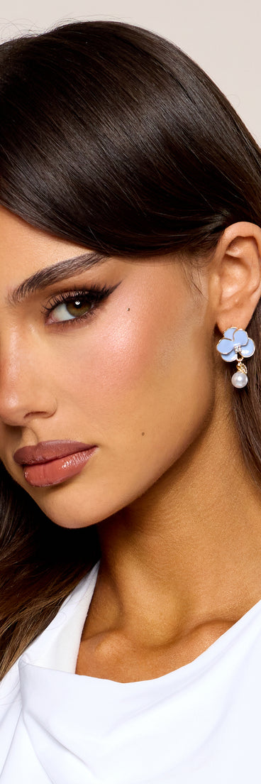 Petal Please Flower Drop Earrings