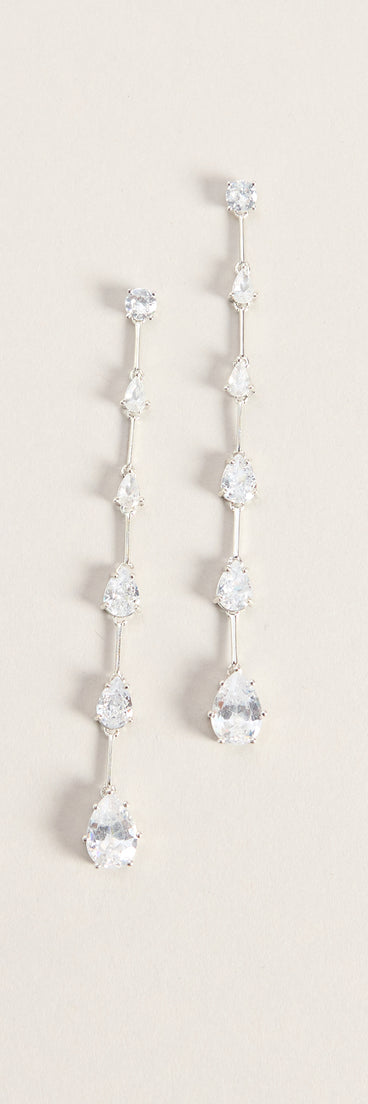 Chasing Sparkle Linear Earrings