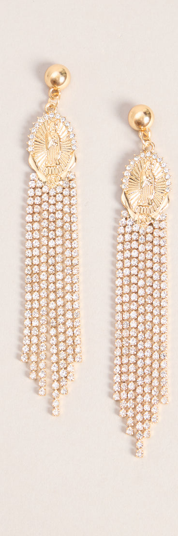 Heavenly Entrance Rhinestone Earrings