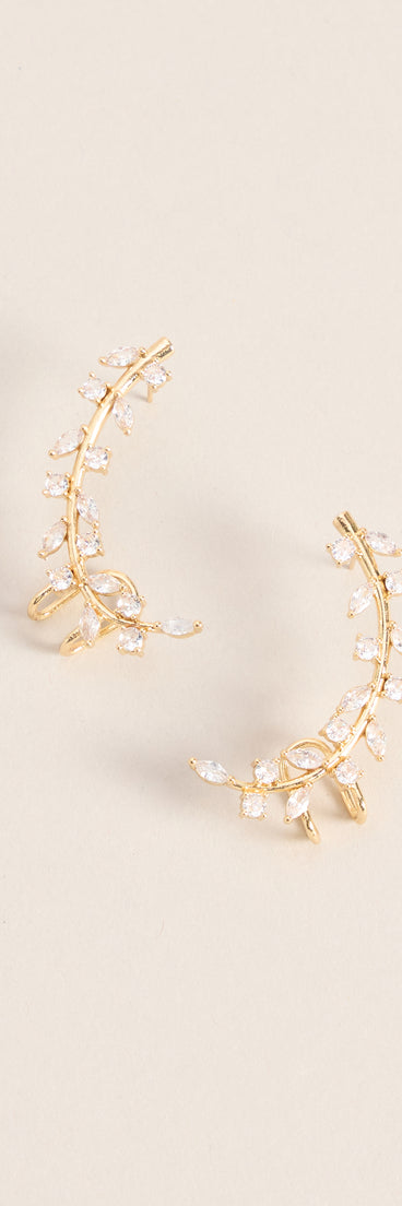 Sparkle Trail Ear Crawler Earrings