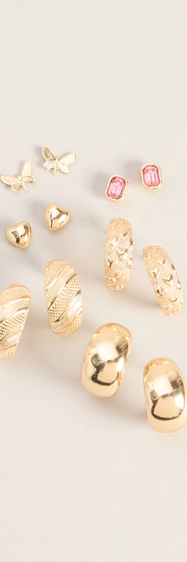 Pick Your Pair Six-Pack Earrings Set