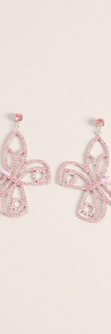 Pocketful Of Sparkle Butterfly Earrings