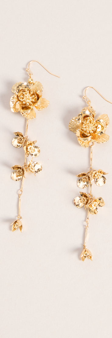 Blooming With Plans Flower Earrings
