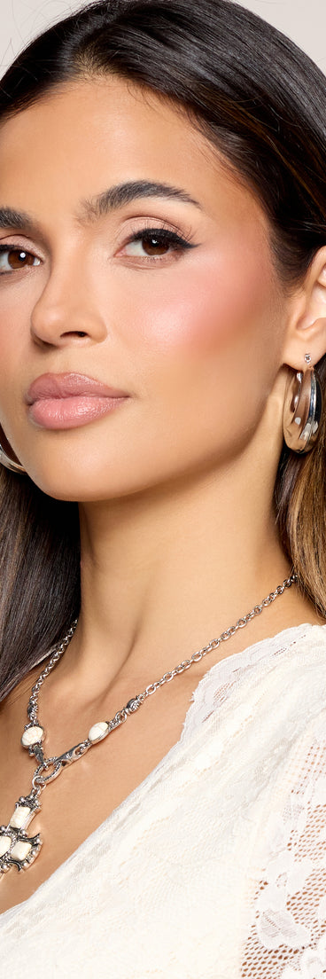 Instant Icon Chunky Hoop Earrings