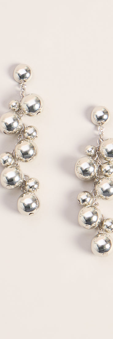 Drop The Hint Ball Chain Earrings
