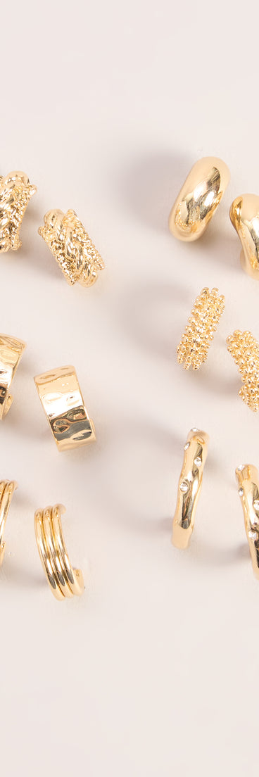 Switch Up The Style Hoop Earrings Set