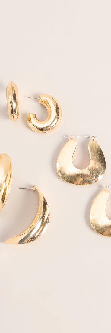 Shine Trio Earring Set