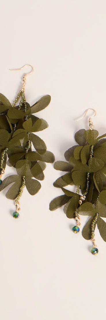 Dressy Invite Flower Earrings