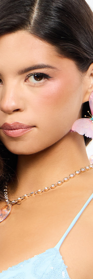 Dreamy Vibe Butterfly Statement Earrings