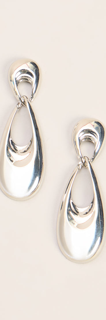Liquid Logic Sculpted Drop Earrings