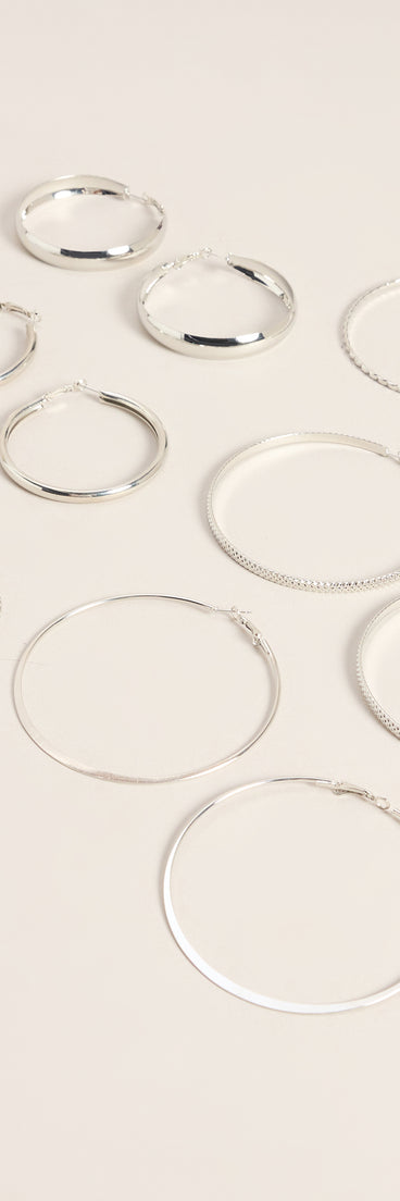 Pick Your Hoop Six-Pack Earring Set