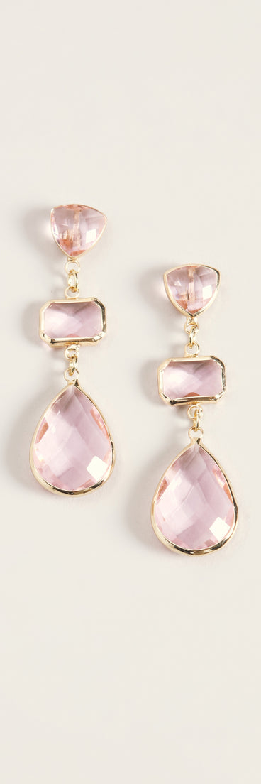 Pretty Expensive Gemstone Drop Earrings