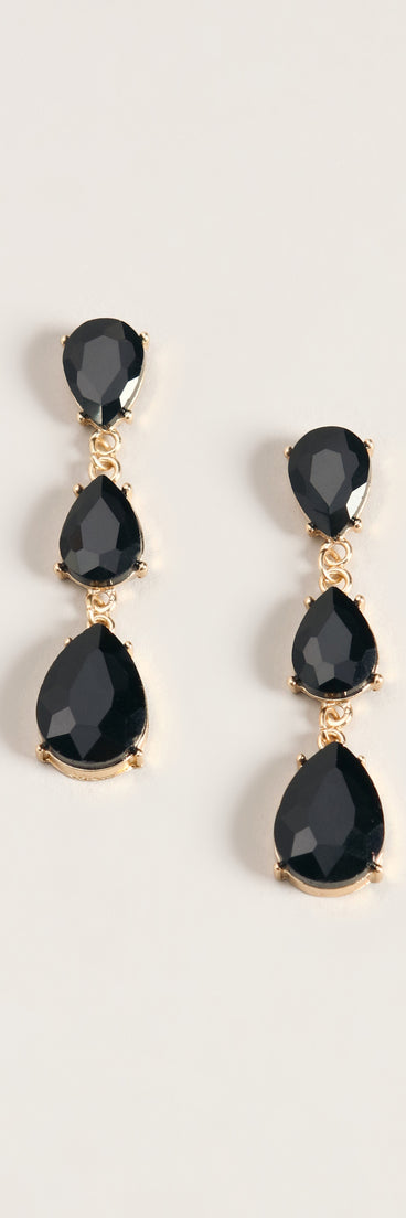 Statement Chic Gemstone Earrings