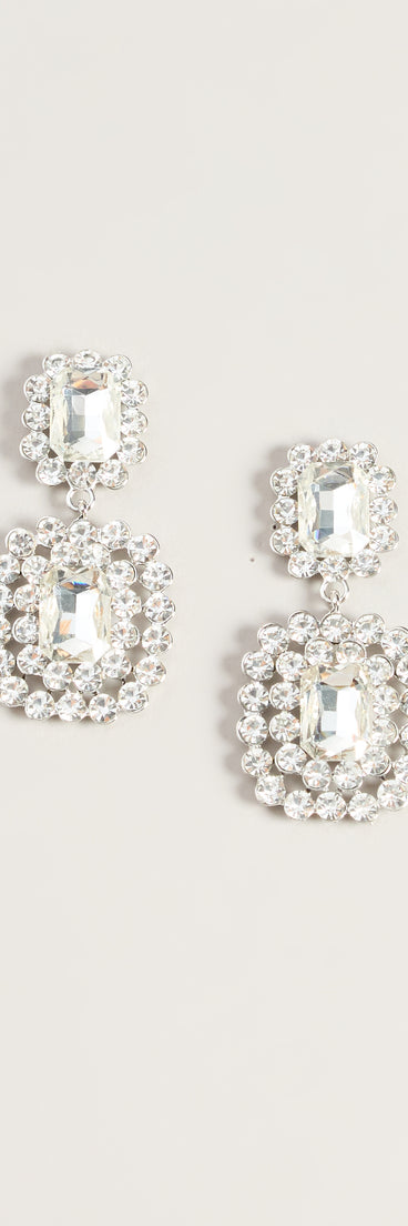 Sparkle Statement Rhinestone Earrings