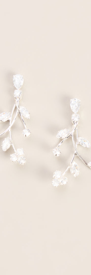 Branching Out Cubic Zirconia Earrings