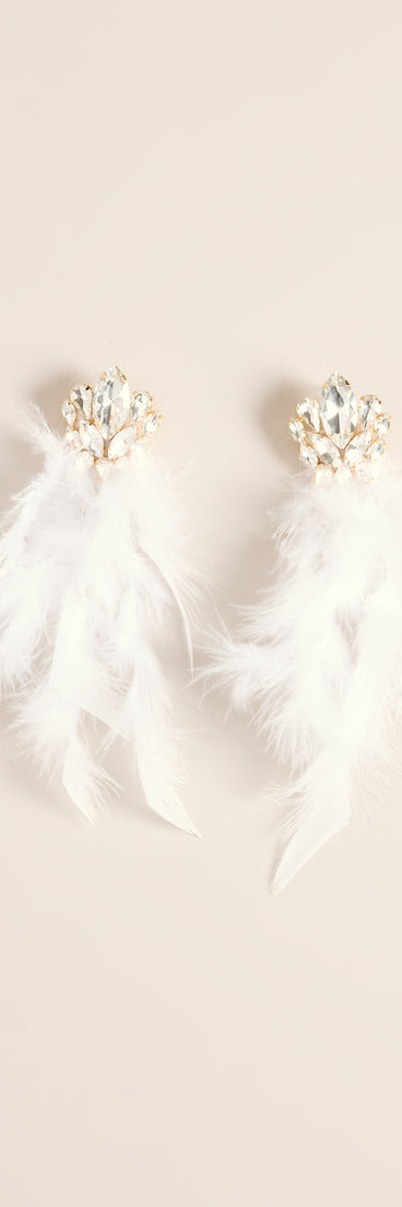Feather Forecast Statement Earrings