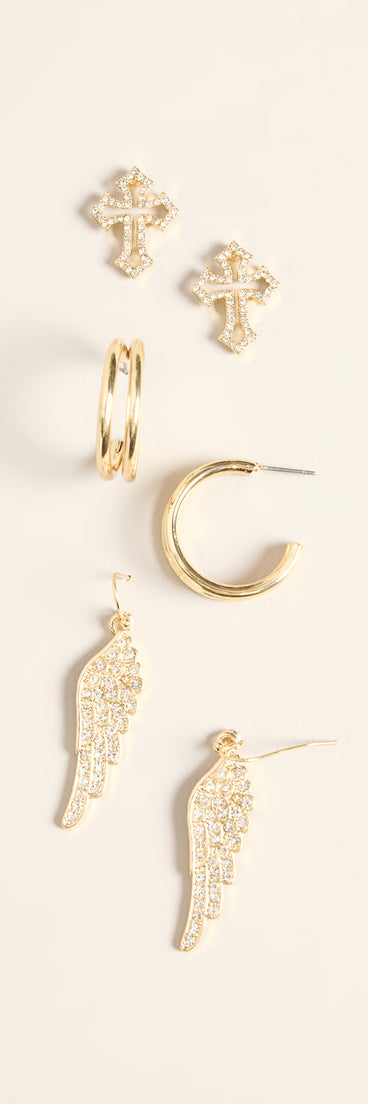 Written In The Stars Earrings Set