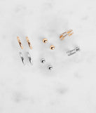 Mixed Metals Earring Set