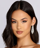 Sophisticated Rhinestone Duster Earrings