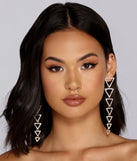 Trendy Triangle Duster Earrings