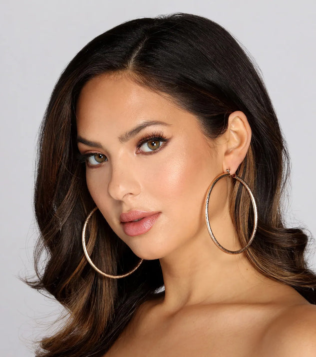 Hoop There It Is Earring Set