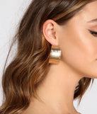 Ahead Of The Curve Stud Earrings