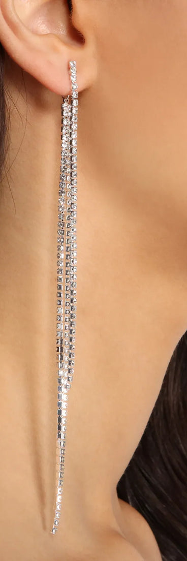 'Till Dawn Long Rhinestone Linear Dusters