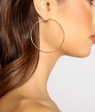 Glamour Diva Large Hoops Three-Pack